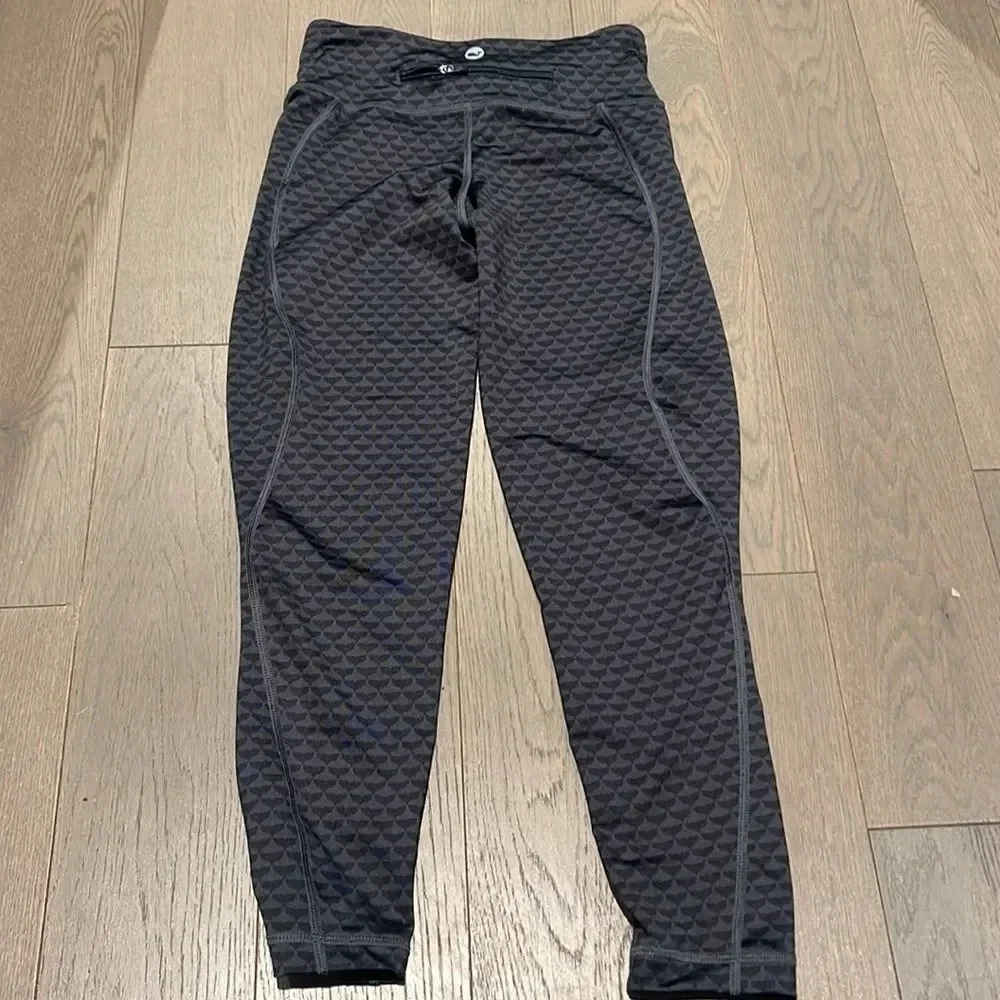 Vineyard Vines Women’s Size XS Gray Activewear Leggings Stretch Polyester - Picture 5 of 9